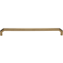 Ashley Norton Solid Brass Angular 10 Inch Center to Center Handle Cabinet Pull Unlacquered Brass