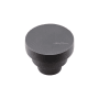 Ashley Norton Solid Brass Round Stepped 1-1/2" Round Luxury Designer Mushroom Cabinet / Drawer Knob Dark Oil Rubbed