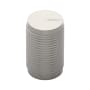 Ashley Norton Solid Brass Reeded Stick 13/16 Inch Cylindrical Cabinet Knob Satin Nickel