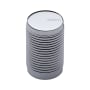 Ashley Norton Solid Brass Reeded Stick 13/16 Inch Cylindrical Cabinet Knob Polished Chrome