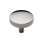 Ashley Norton Solid Brass Tayo 1-1/2 Inch Mushroom Cabinet Knob Polished Nickel