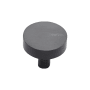 Ashley Norton Helios 1-1/4" Round Luxury Solid Brass Flat Smooth Mushroom Cabinet / Drawer Knob Dark Oil Rubbed