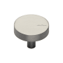 Ashley Norton Solid Brass Modern 1-1/2 Inch Mushroom Cabinet Knob Satin Nickel
