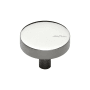 Ashley Norton Solid Brass Modern 1-1/2 Inch Mushroom Cabinet Knob Polished Nickel