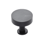 Ashley Norton Bracknell 1-1/4" Round Luxury Solid Brass Disc Mushroom Cabinet / Drawer Knob Dark Oil Rubbed