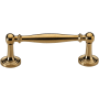 Ashley Norton Solid Brass Rhode 3-3/4 Inch Center to Center Handle Cabinet Pull Unlacquered Brass