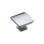 Ashley Norton Solid Brass Hudson 1-3/8 Inch Square Cabinet Knob Polished Chrome