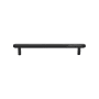 Ashley Norton Solid Brass Geneva 6 Inch Center to Center Bar Cabinet Pull Flat Black