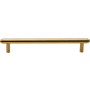 Ashley Norton Solid Brass Geneva 6 Inch Center to Center Bar Cabinet Pull Unlacquered Brass