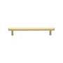 Ashley Norton Solid Brass Hex 4 Inch Center to Center Bar Cabinet Pull Satin Brass