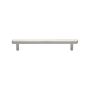 Ashley Norton Solid Brass Hex 4 Inch Center to Center Bar Cabinet Pull Polished Nickel