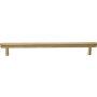 Ashley Norton Hex 8" center to Center Luxury Solid Brass Hexagon Bar Cabinet Handle / Drawer Bar Pull Unlacquered Brass