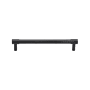 Ashley Norton Solid Brass Phoenix 8 Inch Center to Center Bar Cabinet Pull Flat Black