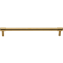 Ashley Norton Solid Brass Phoenix 8 Inch Center to Center Bar Cabinet Pull Unlacquered Brass