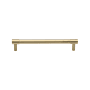 Ashley Norton Phoenix 10" Center to Center Luxury Solid Brass Modern Industrial Cabinet Handle / Drawer Pull Satin Brass