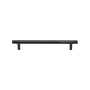 Ashley Norton Solid Brass Zurich Ridge 8 Inch Center to Center Bar Cabinet Pull Dark Oil Rubbed