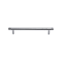 Ashley Norton Solid Brass Zurich Ridge 8 Inch Center to Center Bar Cabinet Pull Polished Chrome