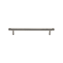 Ashley Norton Solid Brass Zurich Ridge 8 Inch Center to Center Bar Cabinet Pull Polished Nickel
