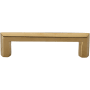 Ashley Norton Hex 4" Center to Center Luxury Solid Brass Hexagon Cabinet Handle / Drawer Pull Unlacquered Brass