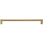 Ashley Norton Solid Brass Hex 10 Inch Center to Center Handle Cabinet Pull Unlacquered Brass