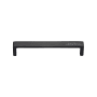 Ashley Norton Wide Urban 4" Center to Center Luxury Solid Brass Bold Square Cabinet Handle / Drawer Pull Flat Black
