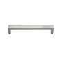 Ashley Norton Wide Urban 4" Center to Center Luxury Solid Brass Bold Square Cabinet Handle / Drawer Pull Polished Nickel