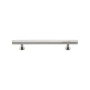 Ashley Norton Solid Brass Square Profile 6 Inch Center to Center Bar Cabinet Pull Polished Nickel