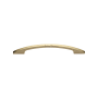 Ashley Norton Oval 3-3/4" Center to Center Luxury Solid Brass Elegant Arch Bow Cabinet Handle / Drawer Pull Satin Brass