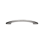 Ashley Norton Oval 3-3/4" Center to Center Luxury Solid Brass Elegant Arch Bow Cabinet Handle / Drawer Pull Polished Nickel