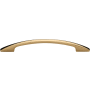 Ashley Norton Oval 6" Center to Center Luxury Solid Brass Elegant Arch Cabinet Handle / Drawer Pull Unlacquered Brass