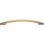 Ashley Norton Oval 8" Center to Center Luxury Solid Brass Elegant Arch Cabinet Handle / Drawer Pull Unlacquered Brass