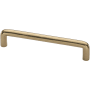 Ashley Norton Solid Bronze Classic D 16 Inch Center to Center Handle Cabinet Pull Natural Bronze