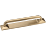 Ashley Norton Solid Bronze Grace 6 Inch Center to Center Handle Cabinet Pull Natural Bronze