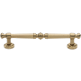 Ashley Norton Kali 3-3/4" Center to Center Luxury Solid Bronze Bold Vintage Cabinet Handle / Drawer Pull Natural Bronze