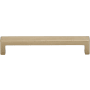 Ashley Norton Solid Bronze Urban 3-3/4 Inch Center to Center Handle Cabinet Pull Natural Bronze