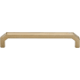 Ashley Norton Solid Bronze Angular 10 Inch Center to Center Handle Cabinet Pull Natural Bronze