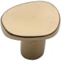 Ashley Norton Stone 1-5/8" Wide Luxury Solid Bronze Organic Designer Cabinet / Drawer Knob Natural Bronze