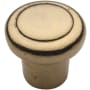 Ashley Norton Solid Bronze Newport 1-1/4 Inch Mushroom Cabinet Knob Natural Bronze