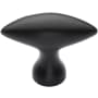 Ashley Norton Cleat 2" Wide Luxury Solid Bronze Football Pointed Tip Cabinet / Drawer Knob Distressed Black