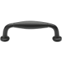 Ashley Norton Hadley 6" Center to Center Luxury Solid Bronze Traditional Cabinet Handle / Drawer Pull Distressed Black