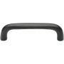 Ashley Norton Bow 3-3/4" Center to Center Luxury Solid Bronze Arch Bow Cabinet Handle / Drawer Pull Distressed Black
