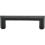 Ashley Norton Solid Bronze Hex 4 Inch Center to Center Handle Cabinet Pull Distressed Black