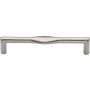Ashley Norton Algave 6" Center to Center Luxury Solid Bronze Designer Cabinet Handle / Drawer Pull White Bronze