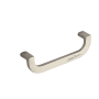 Ashley Norton Arc Offset 3-3/4" Center to Center Handle Cabinet Pull - Solid Bronze White Bronze