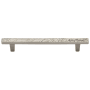 Ashley Norton Solid Bronze Textured 8 Inch Center to Center Bar Cabinet Pull White Bronze
