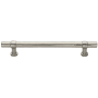 Ashley Norton Pipe Style 10" Center to Center Luxury Solid Bronze Cabinet Bar Handle / Drawer Bar Pull White Bronze