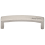 Ashley Norton Solid Bronze Metro 3-3/4 Inch Center to Center Handle Cabinet Pull White Bronze