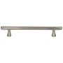 Ashley Norton Solid Bronze Hex 7 Inch Center to Center Bar Cabinet Pull White Bronze