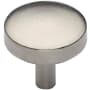 Ashley Norton Solid Bronze Tayo 1-1/4 Inch Mushroom Cabinet Knob White Bronze