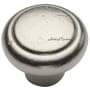 Ashley Norton Solid Bronze Newport 1-1/4 Inch Mushroom Cabinet Knob White Bronze